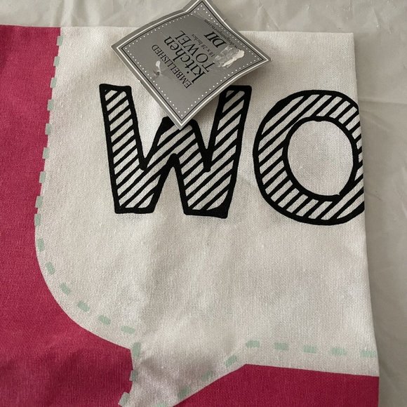 Easter Dish Towel Chick Spring Holiday Design Imports Chika Bow Wow 18 x 28 New - Picture 7 of 13